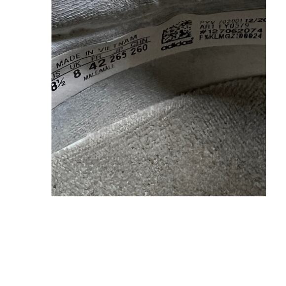 adidas Ultra Boost 21 Triple White Sneakers Mens 8.5 - Picture 7 of 7